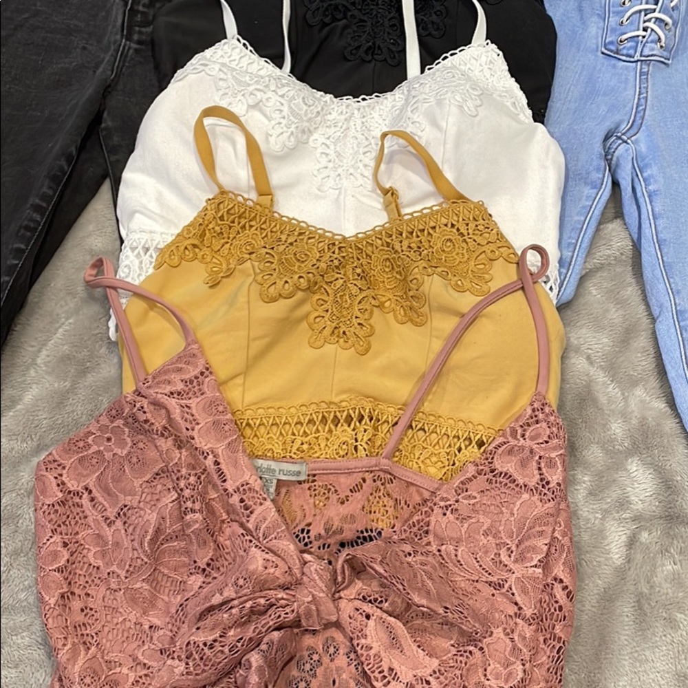 Shirts and jeans